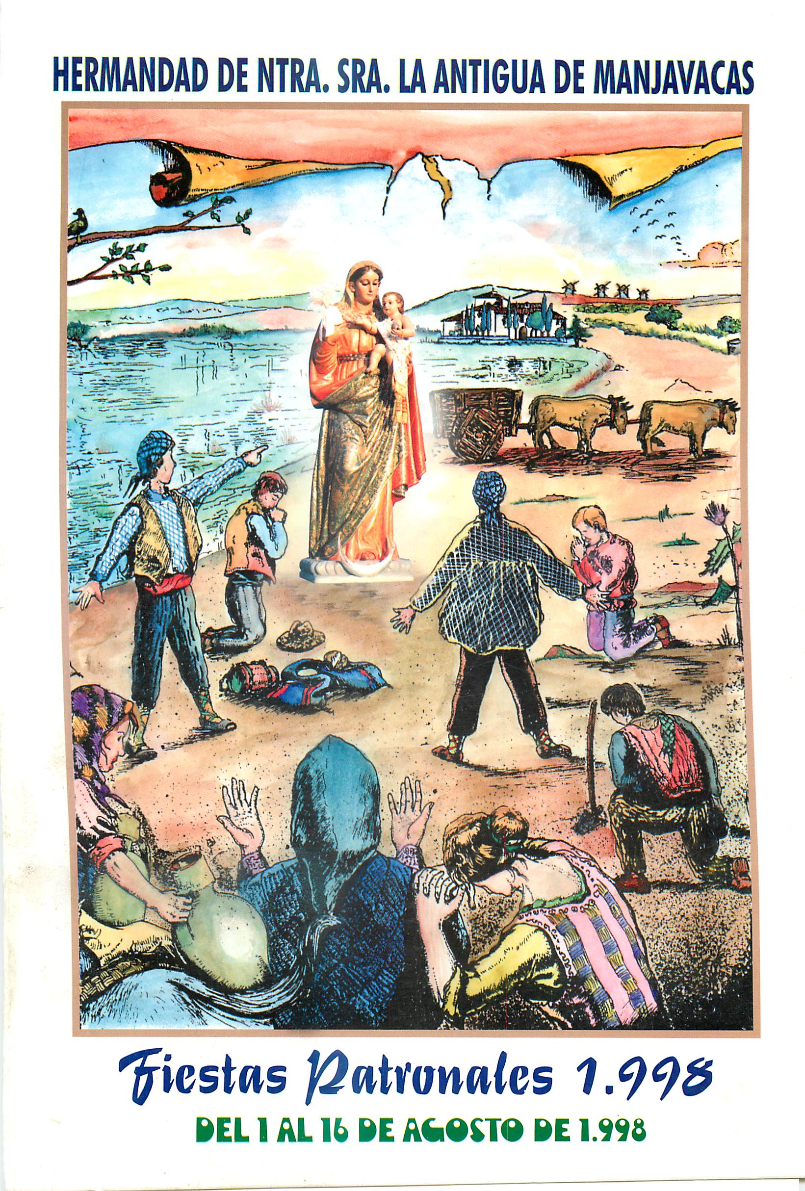 Fiestas de Nuestra Señora de la Antigua de Manjavacas 1998 Mota del Cuervo